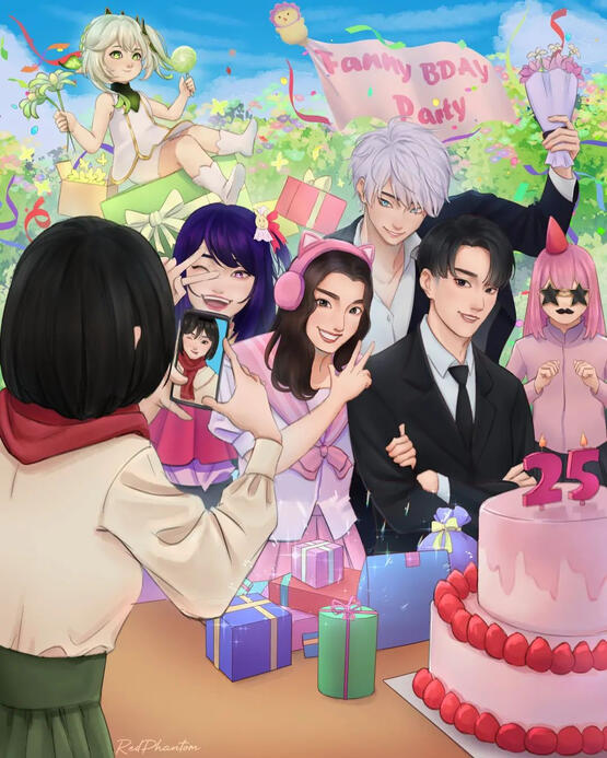 Submission for @fannytjandra0121 drawing contest on Instagram